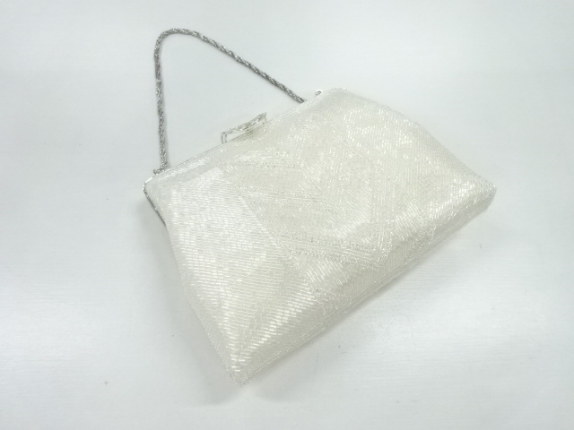 アンティーク　ビーズハンドバッグ